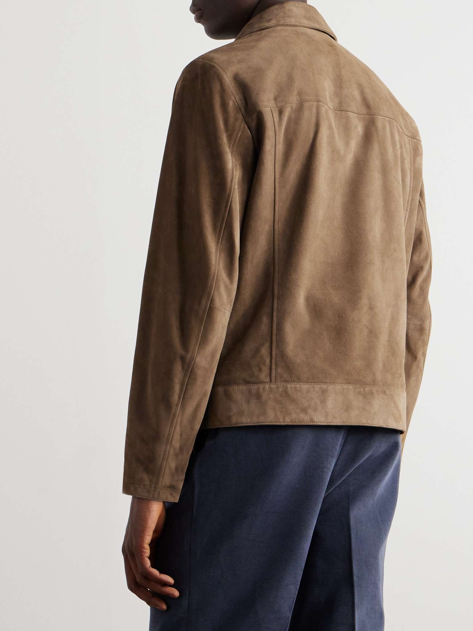 Suede Blouson Jacket - 4