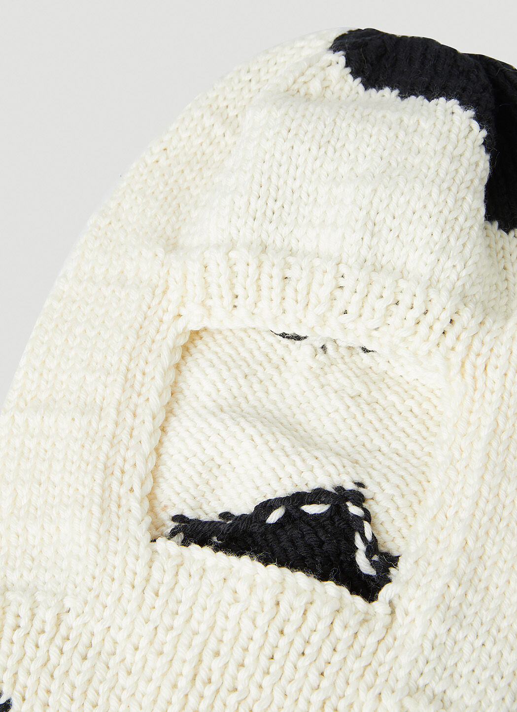 Hand Knitted Cow Balaclava - 3