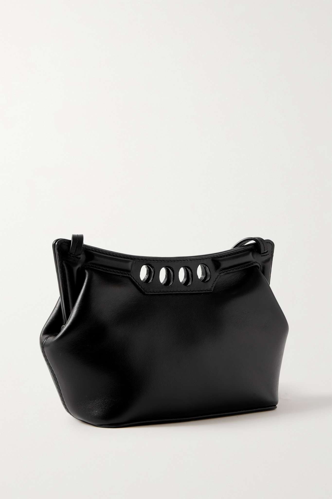 Mini Peak cut-out leather shoulder bag - 3
