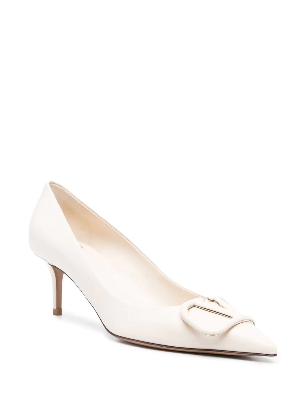 VLogo 75mm leather pumps - 2