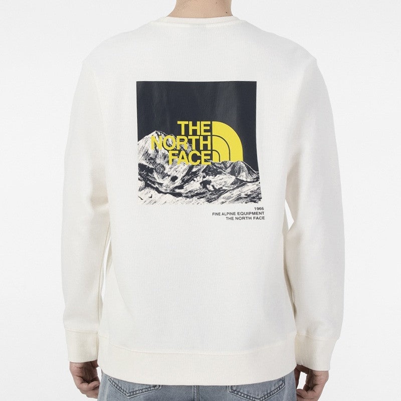 THE NORTH FACE Regrind Crew SS22 Logo Sweater 'White' NF0A5K1D-N3N - 3