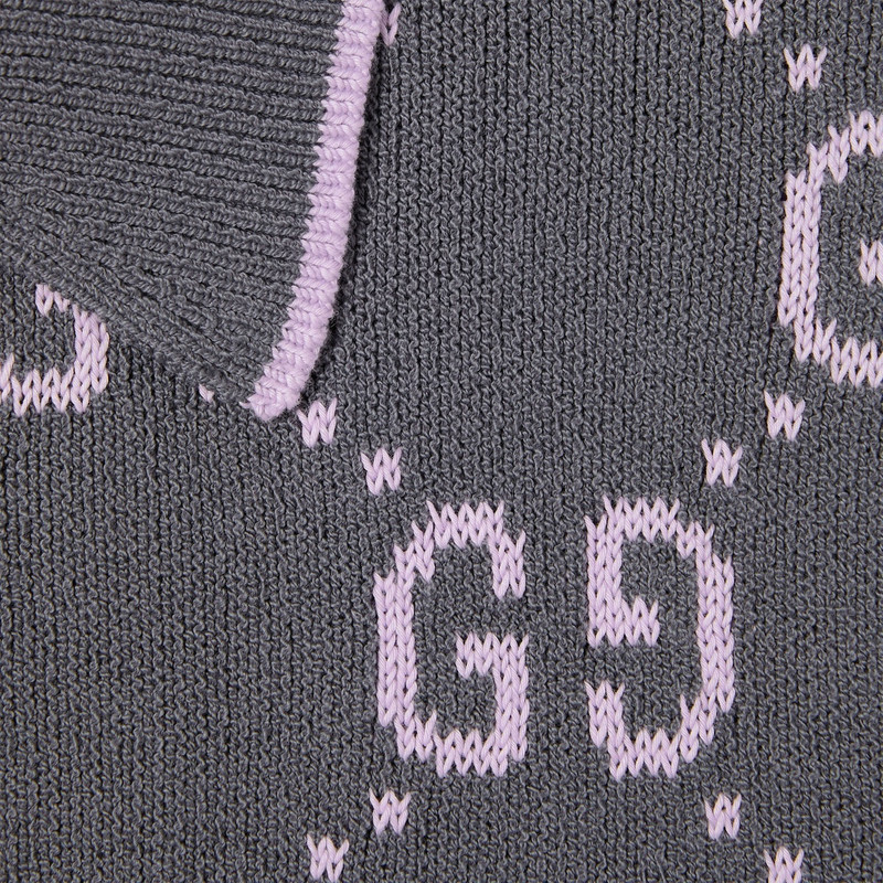 GG cotton jacquard polo shirt 7