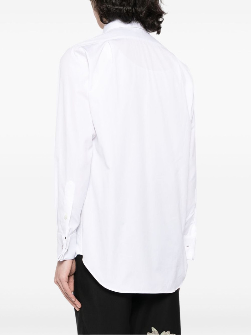sequin-embellished cotton shirt 4