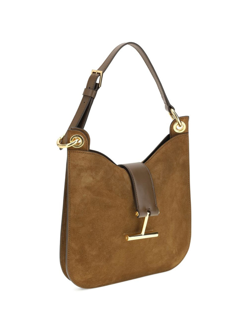 buckle smooth calf suede shoulder bag 3