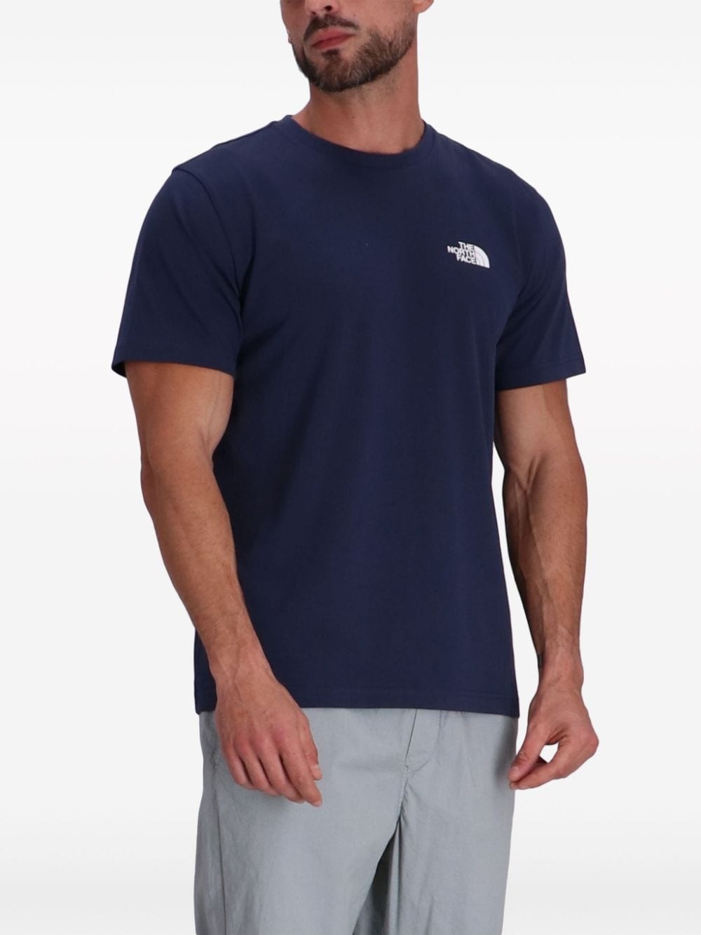 logo-print cotton T-shirt - 3