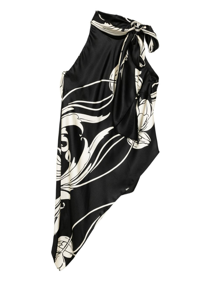 draped scarf top 1