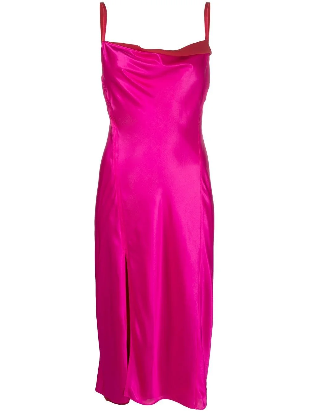 cowl neck slip dress - 1