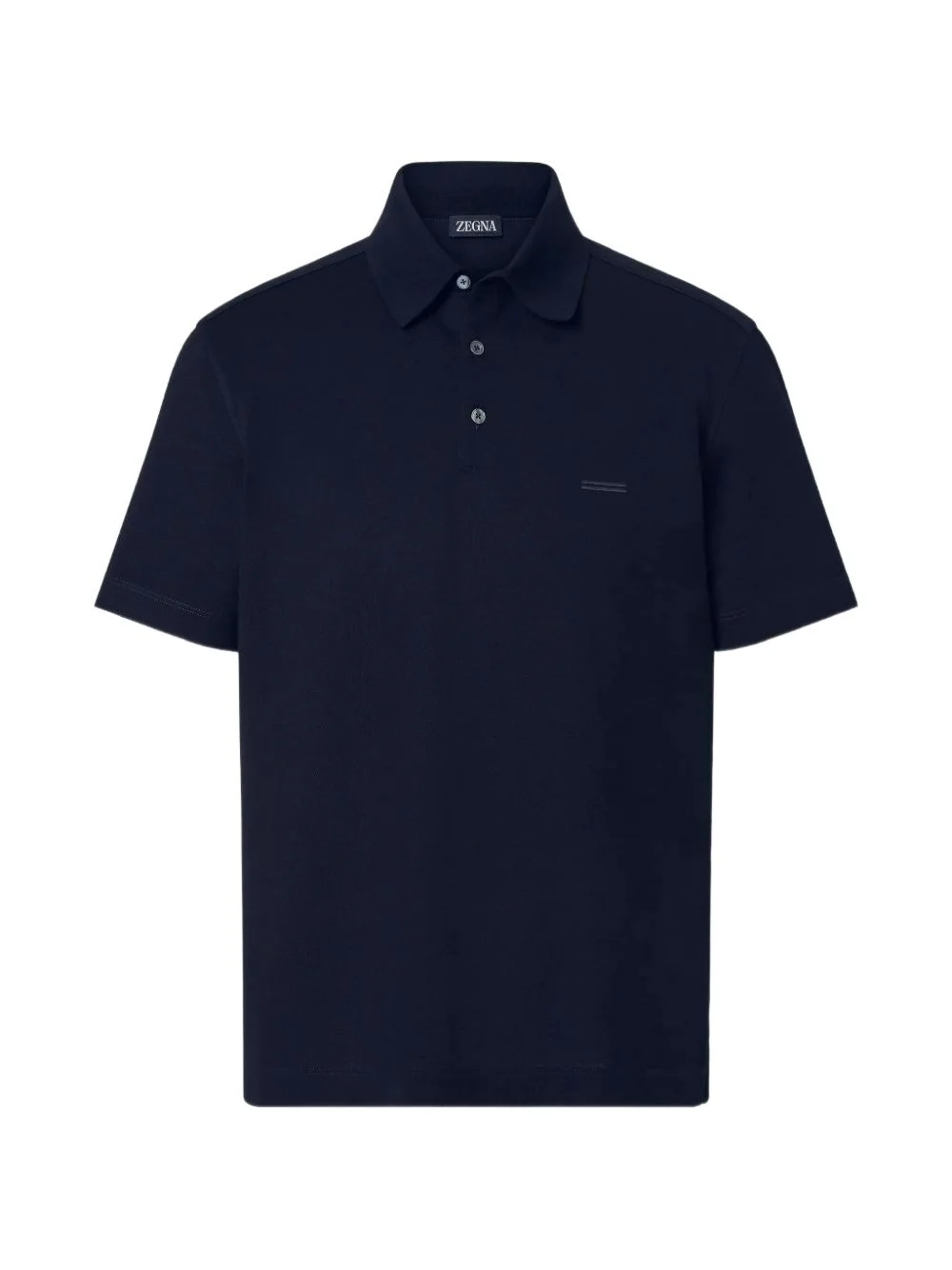 buttoned polo shirt - 1