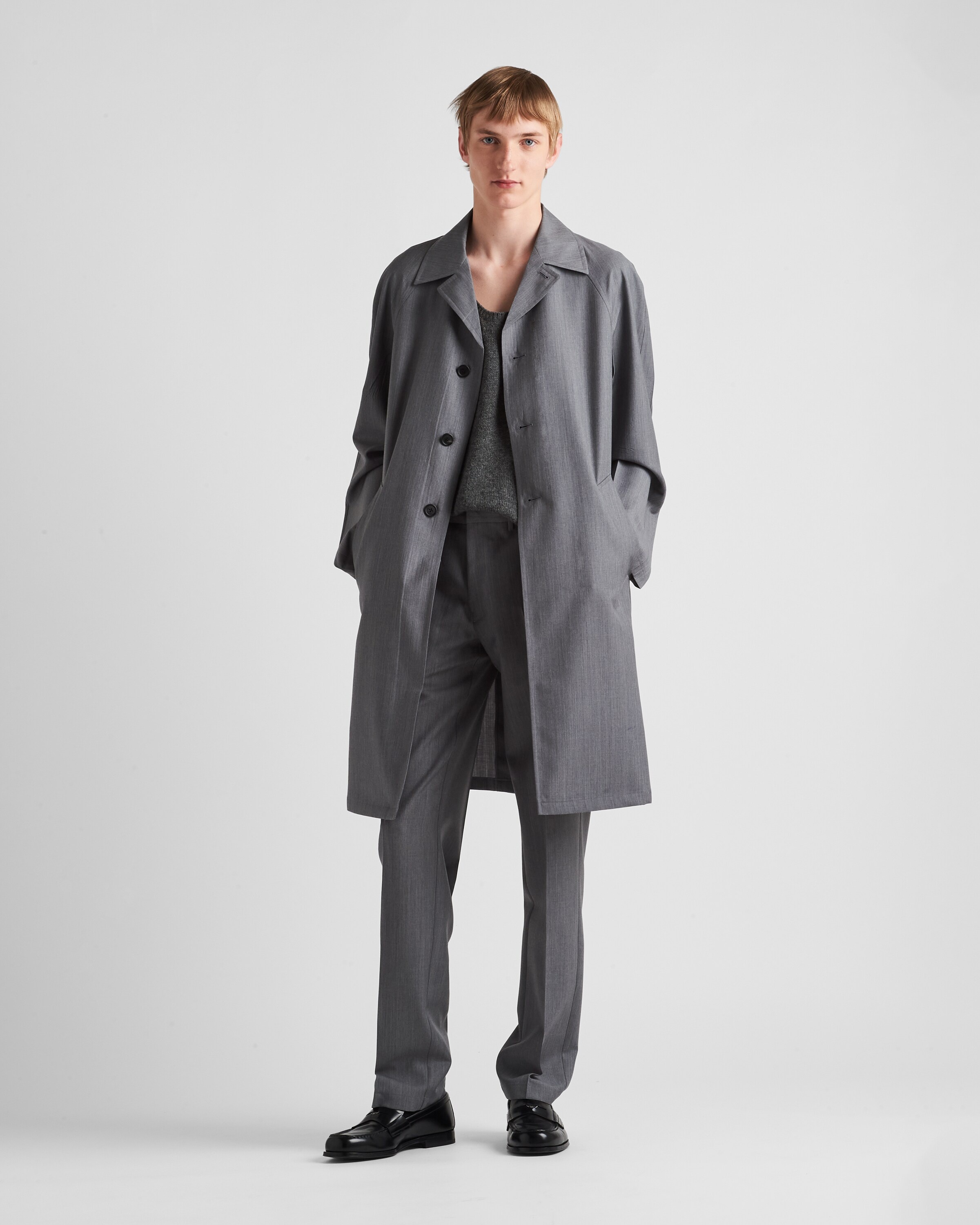 Wool and mohair coat - 2