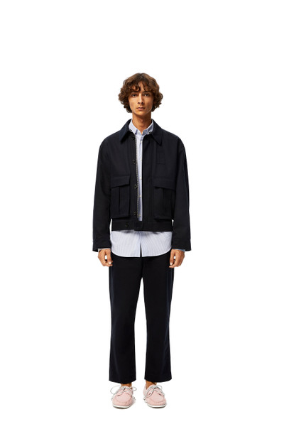 Loewe Patch pocket jacket in cotton outlook