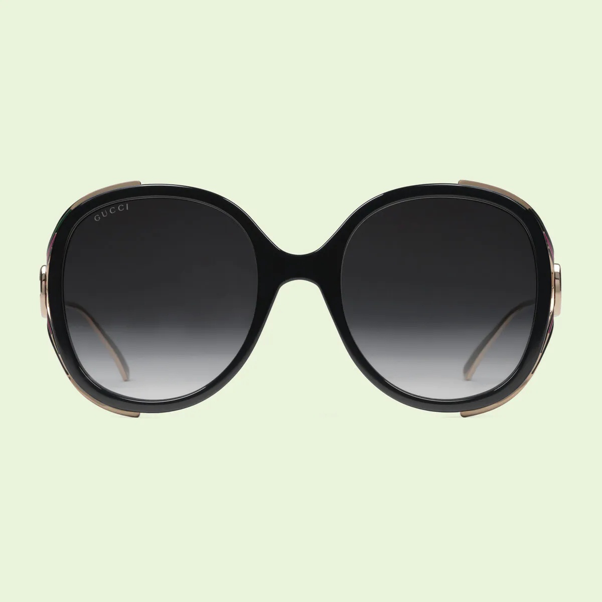 Round-frame Interlocking G sunglasses - 1