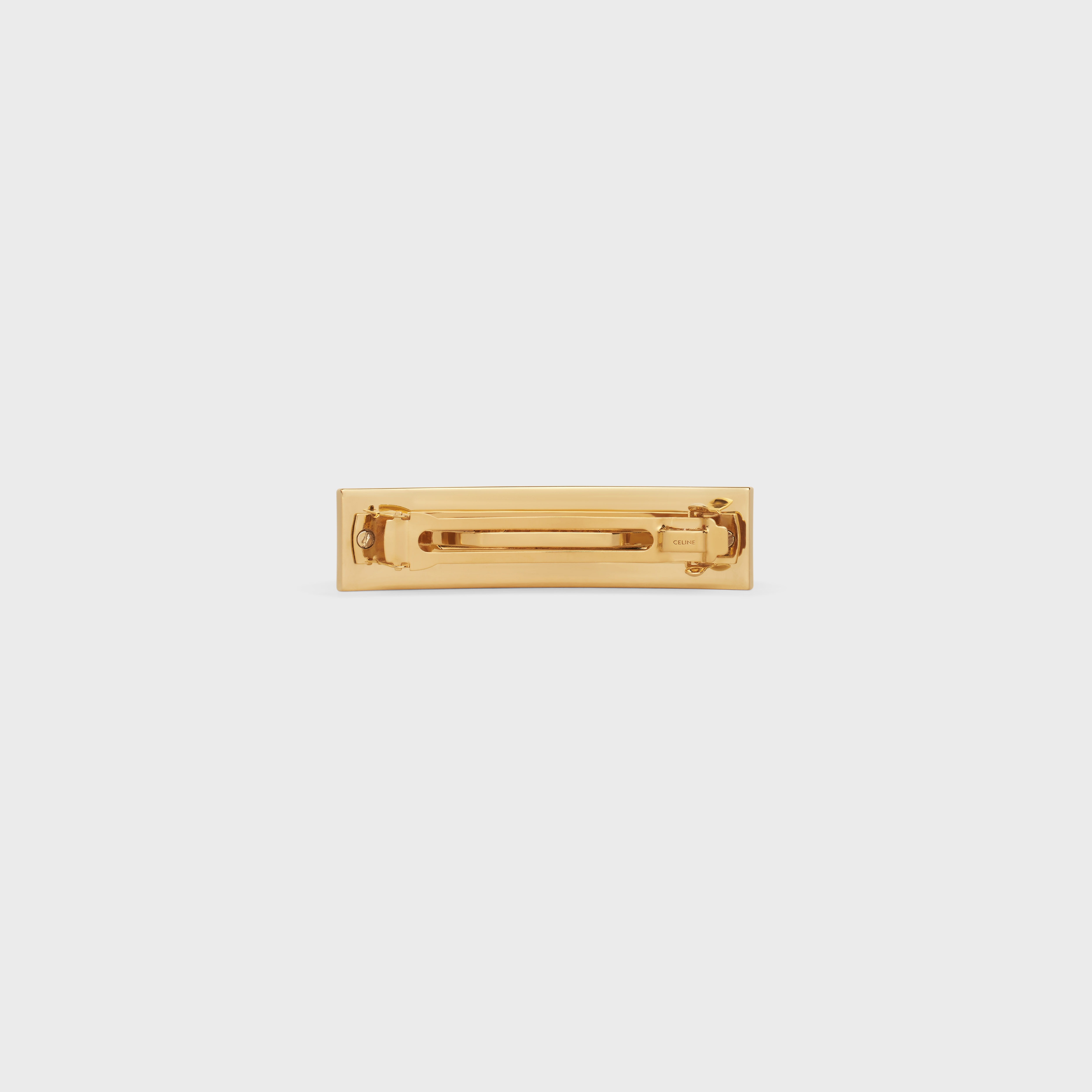Celine Hair Clip in Brass and Steel with Gold Finish - 3