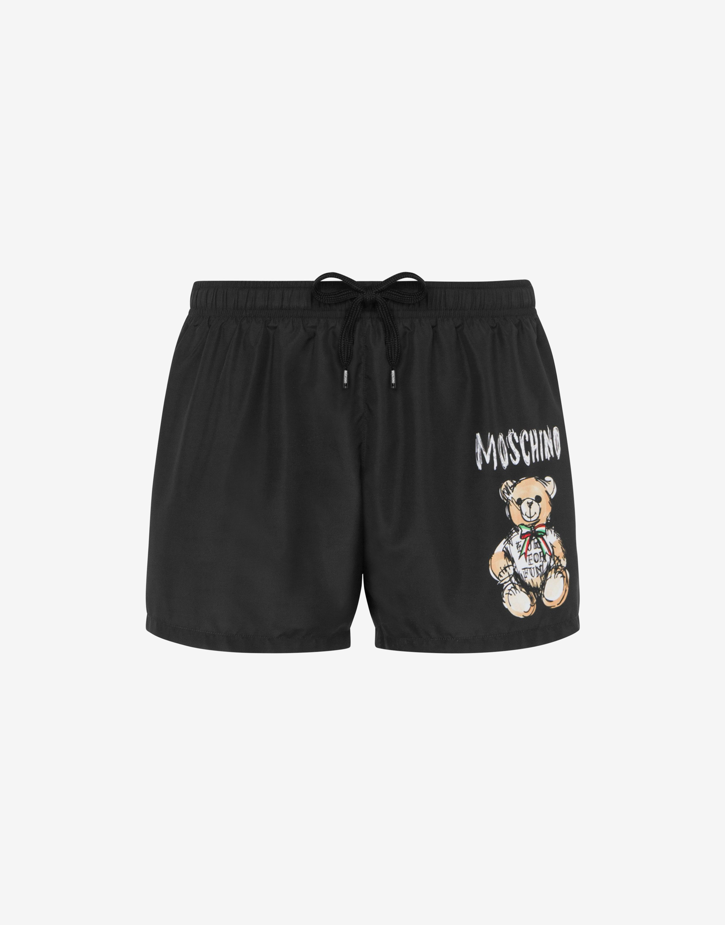 DRAWN TEDDY BEAR SWIM TRUNKS - 1