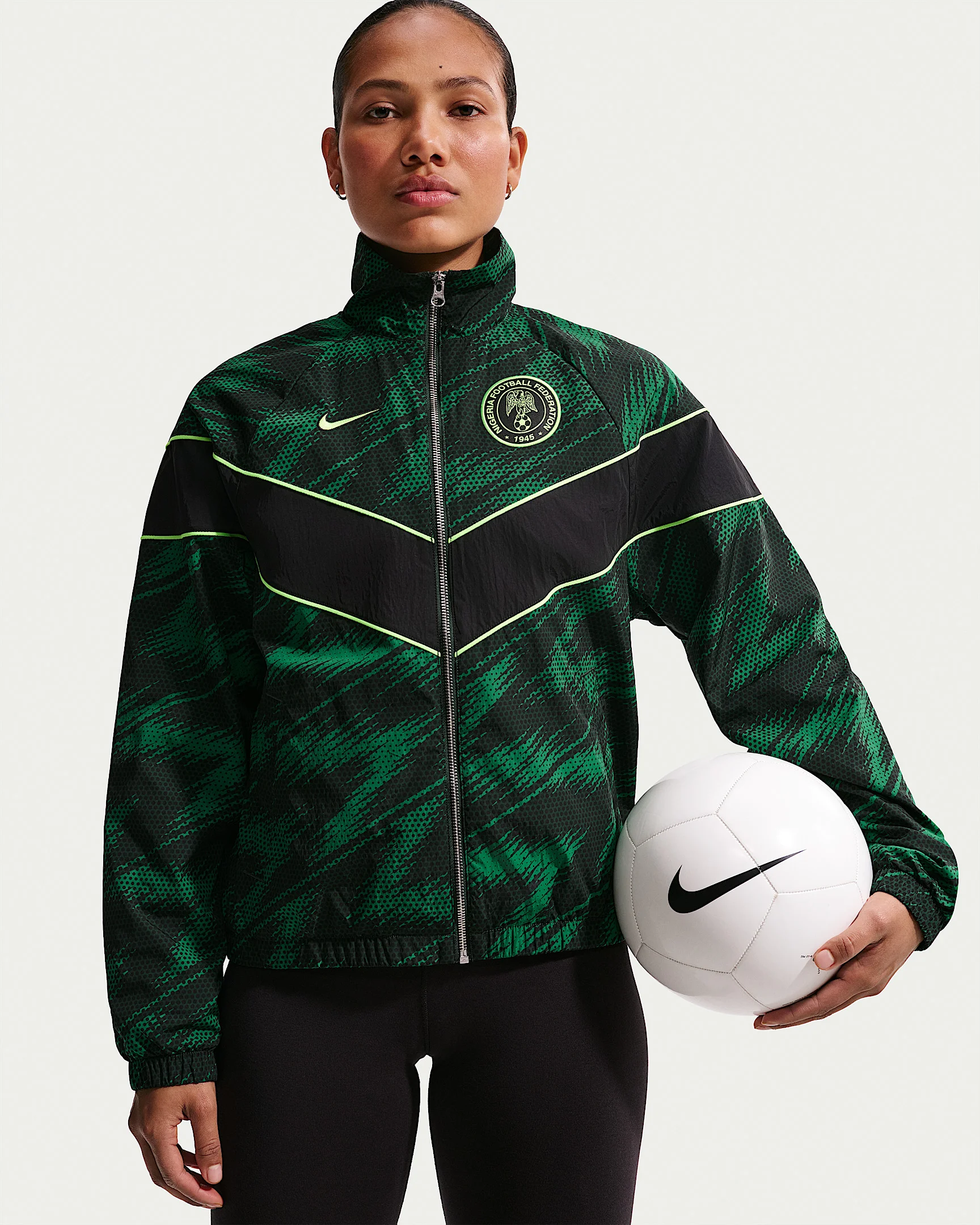 Nigeria Windrunner Women's Nike Soccer UV Woven Jacket - 1