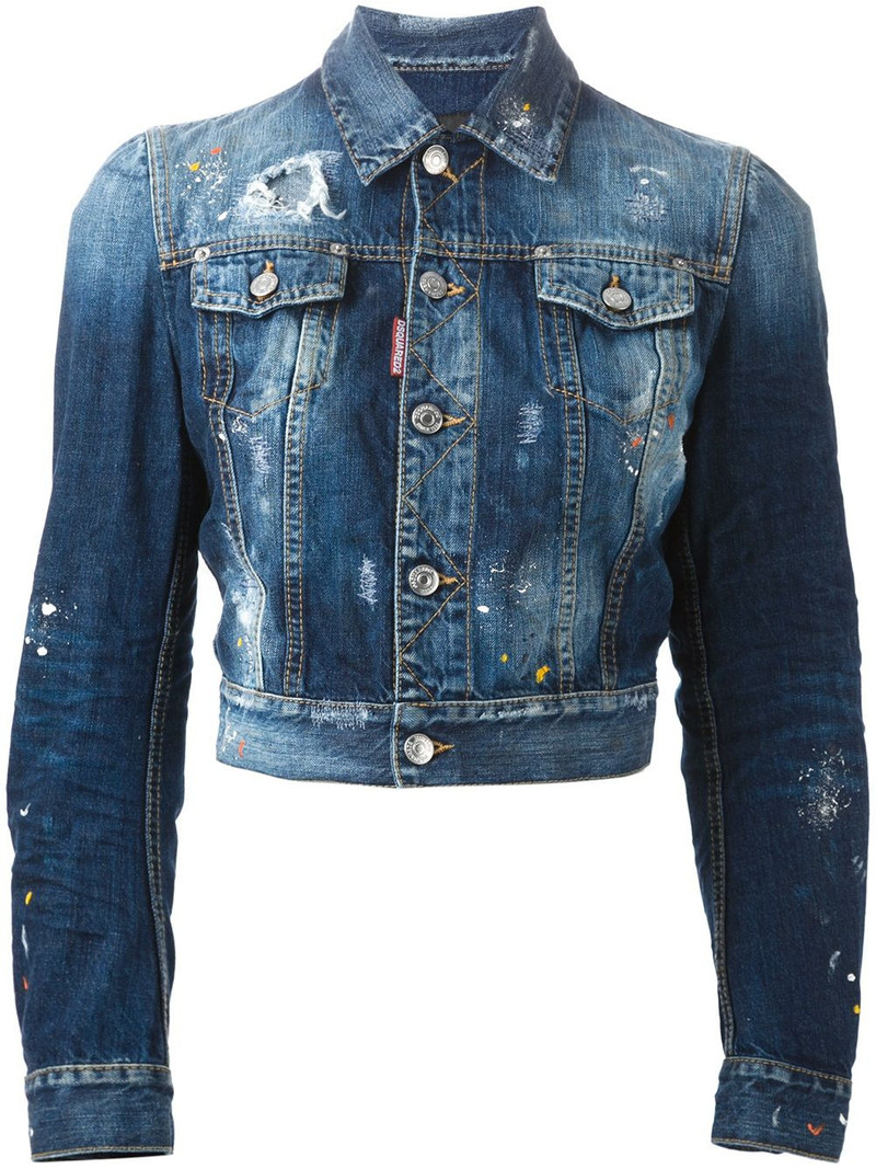 cropped denim jacket 1