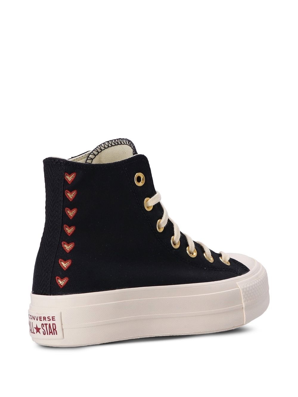 Chuck Taylor All Star Hearts platform sneakers - 3