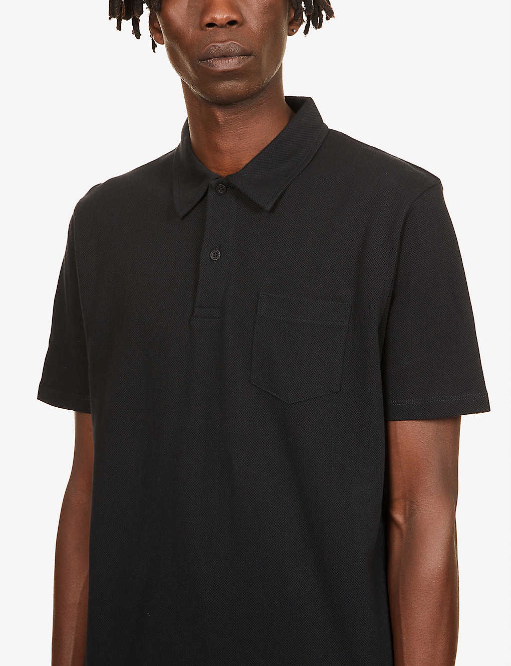 Riviera slim-fit cotton-piqué polo shirt - 5