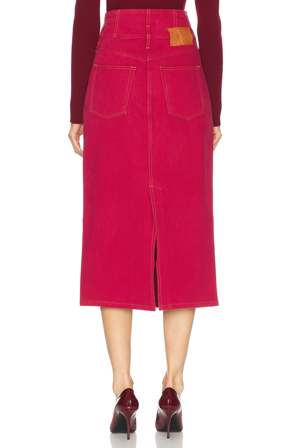 X Carolina Herrera Corset Midi Skirt - 4