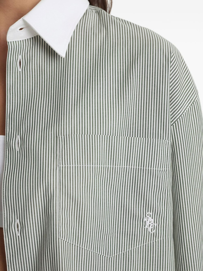 striped chest-pocket shirt 5