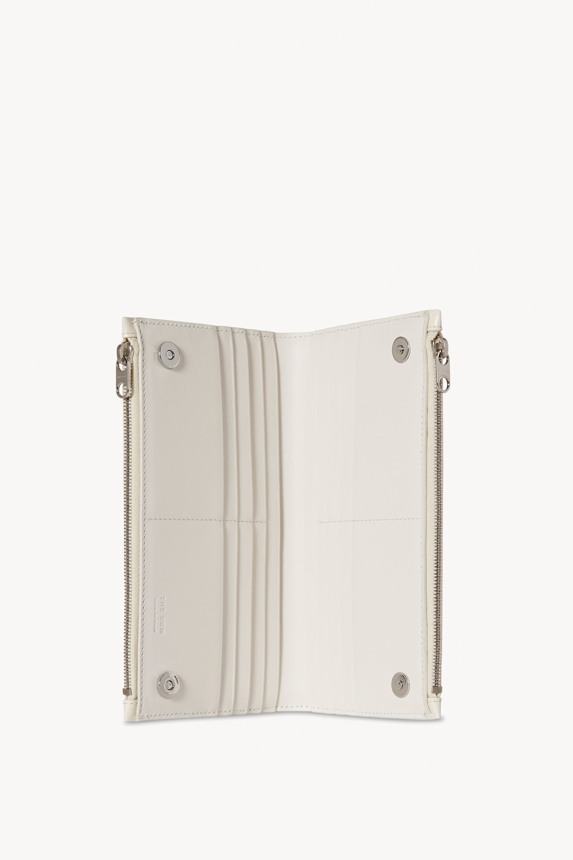 Multi Zipped Wallet in Leather - 4