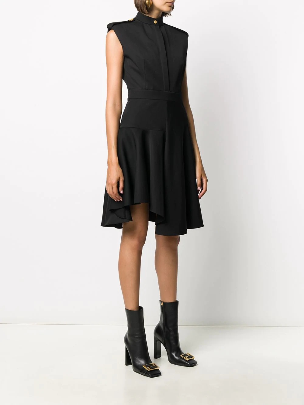 sleeveless mock neck dress - 3