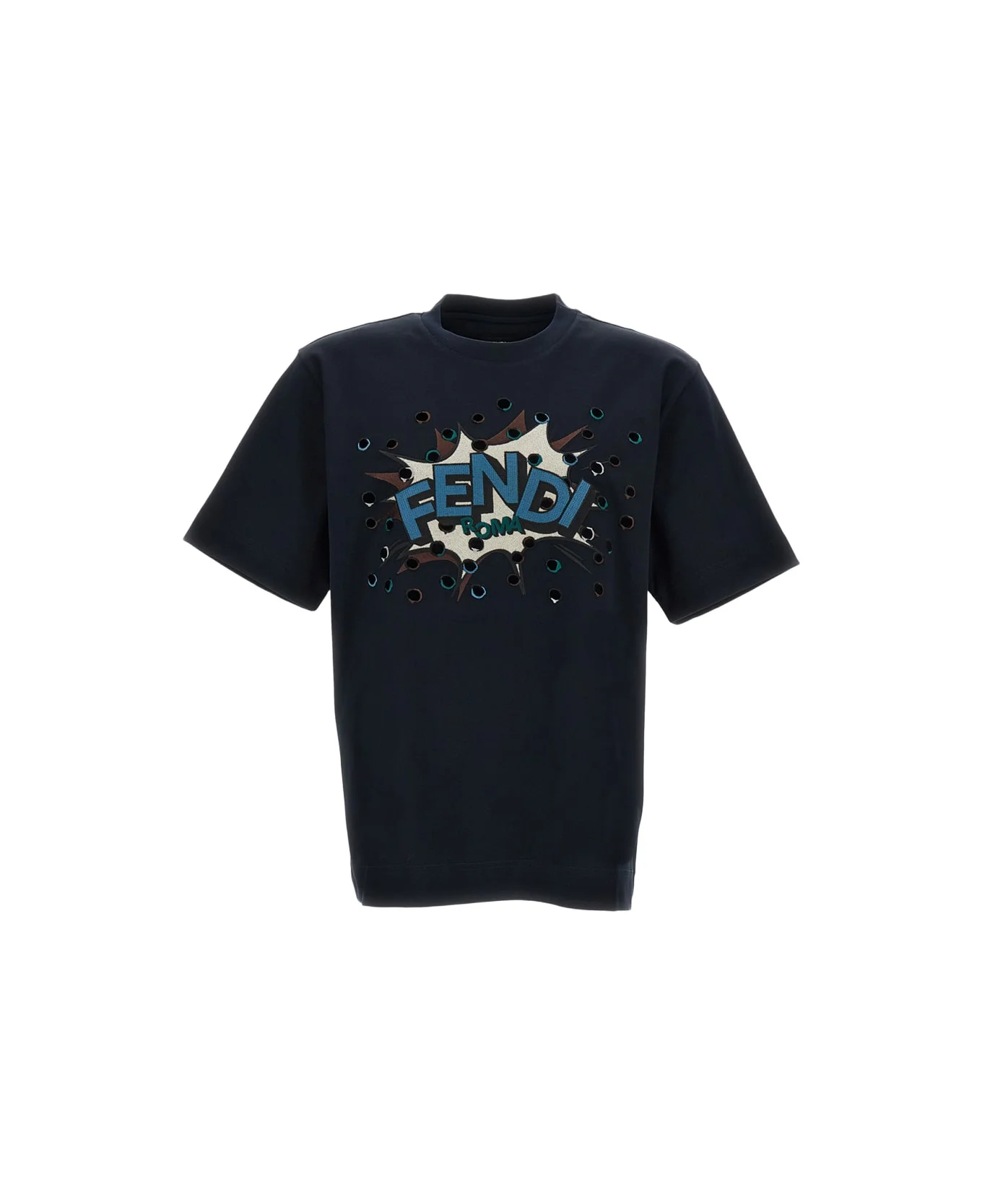 Embroidered T-shirt - 1