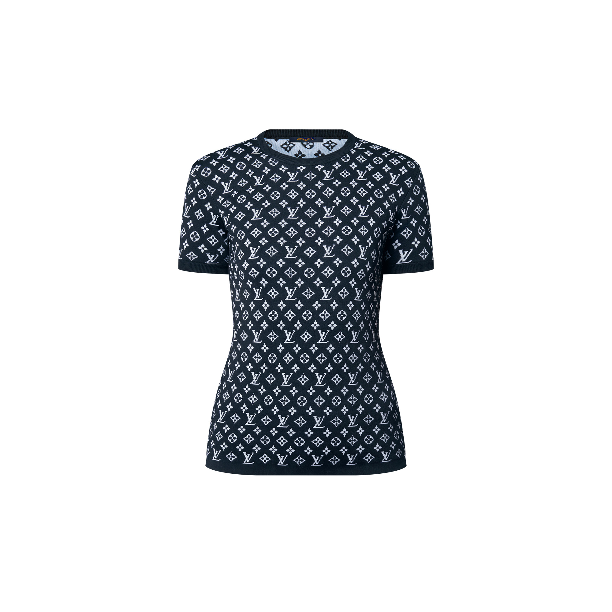 Monogram Jacquard Knit Top - 1