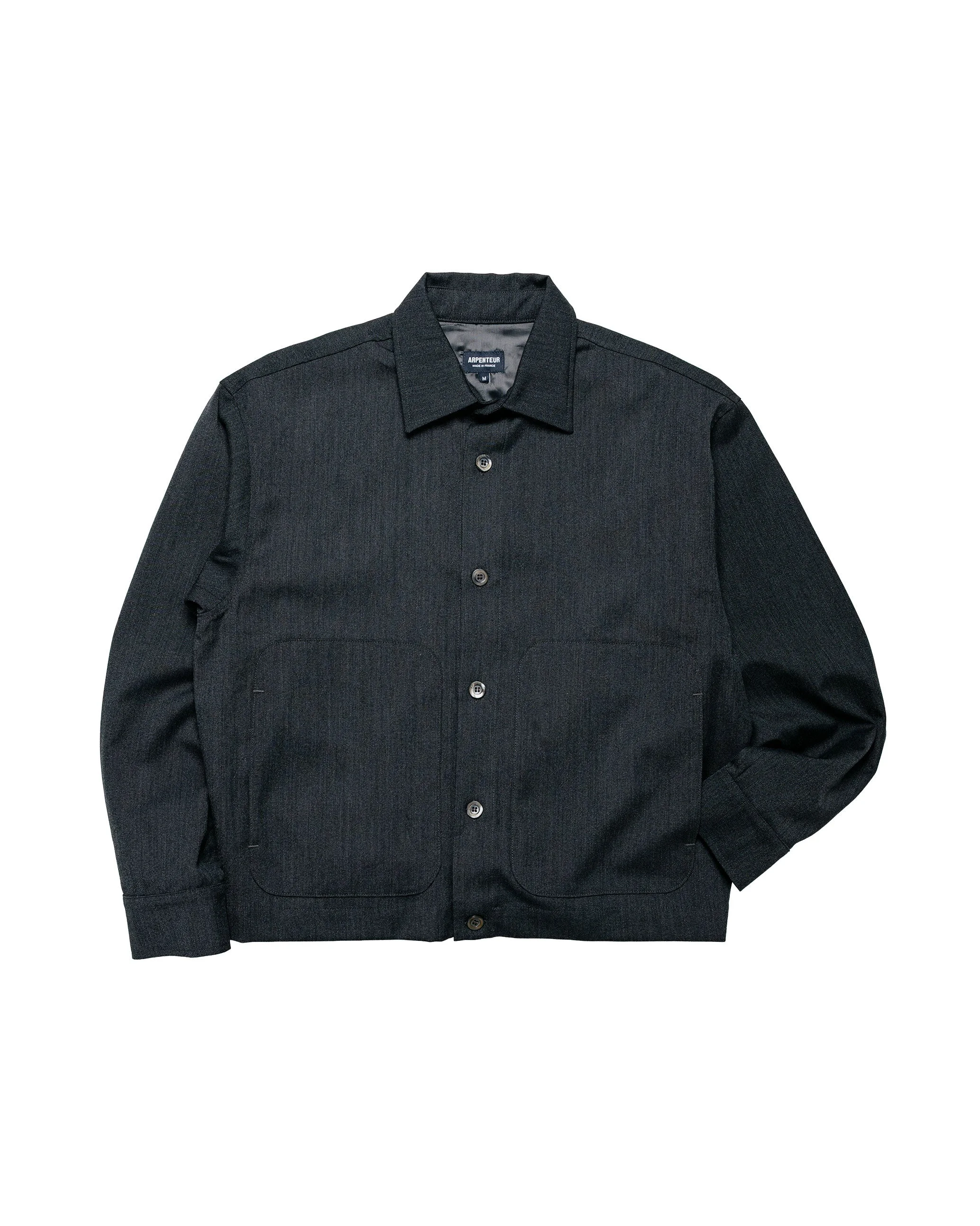 Sigma Wool Gabardine Charcoal - 1