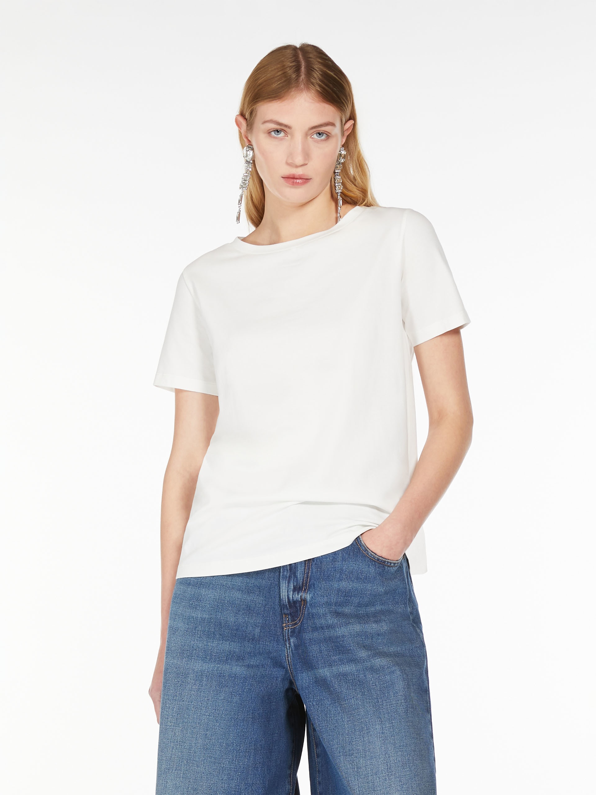 MULTIB Stretch cotton basic T-shirt - 5
