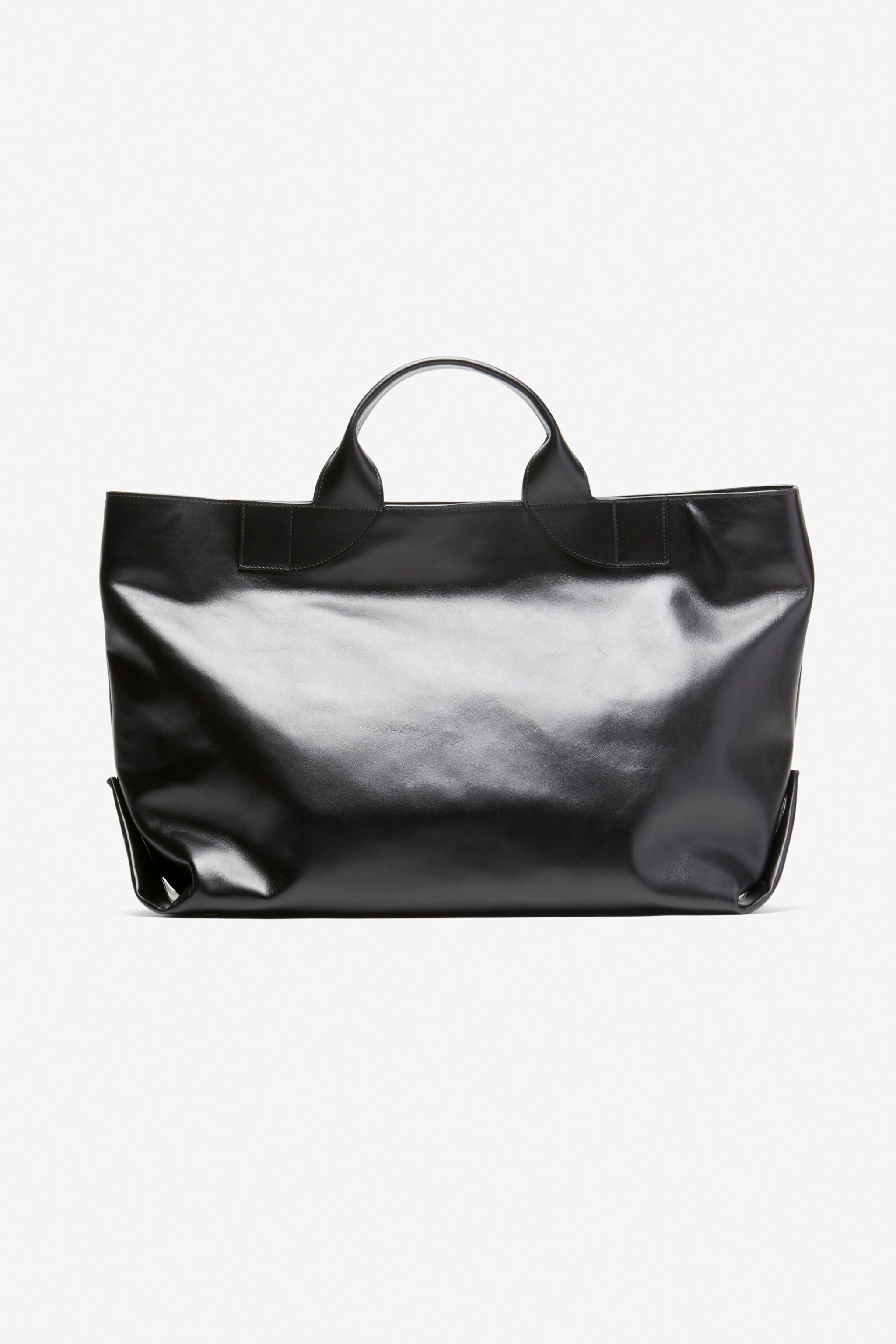 LARGE LEATHER SHOPPING BAG - 2