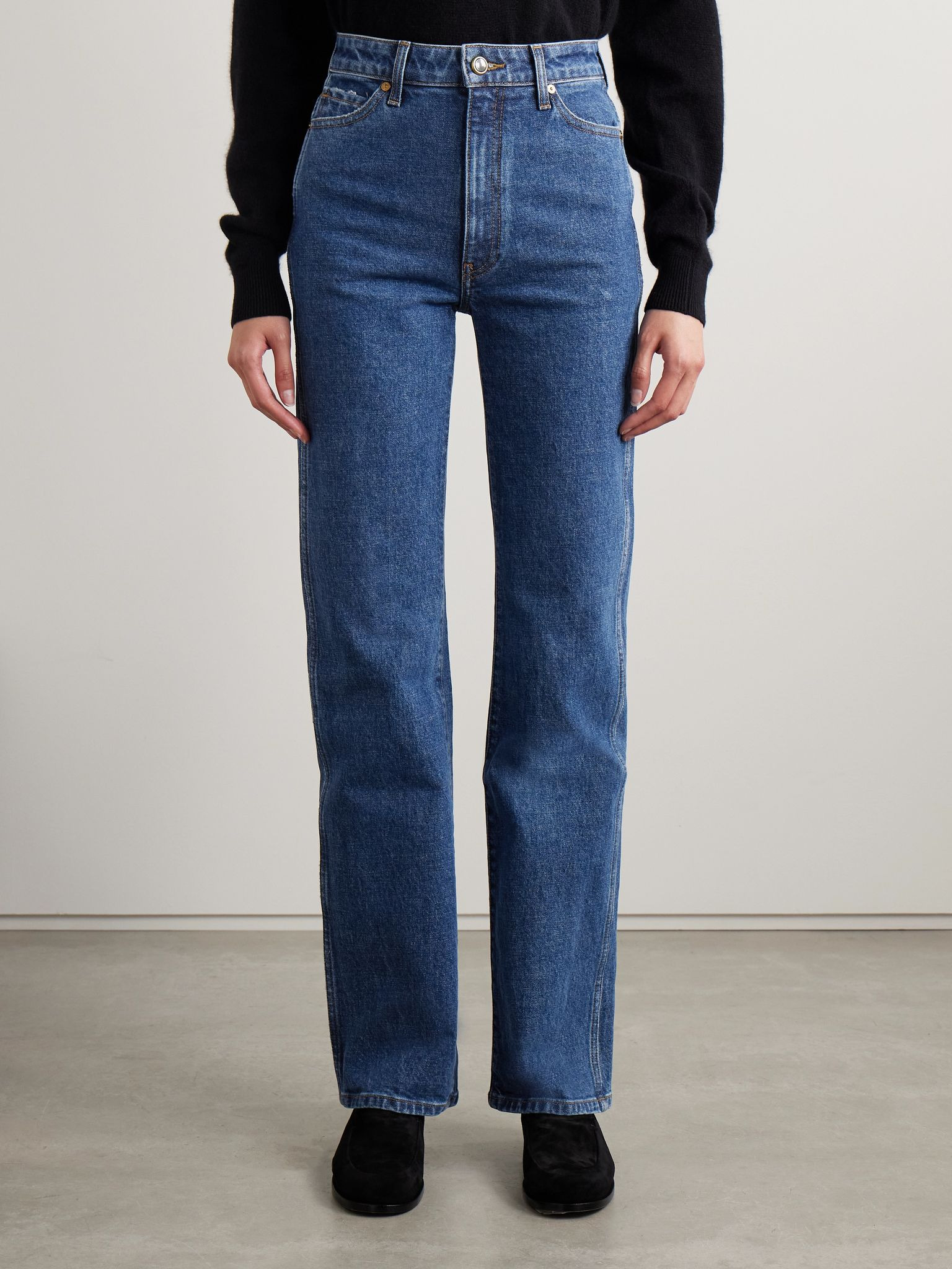 Danielle high-rise slim-leg jeans Mid denim - 3