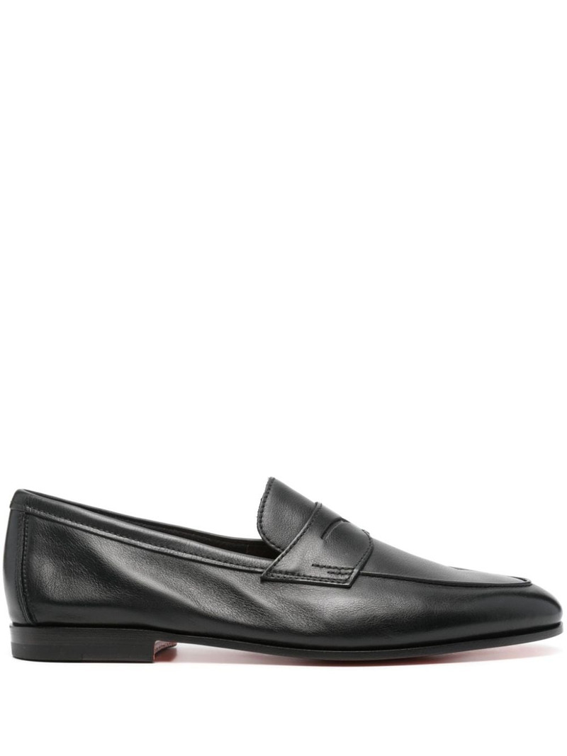 알몬드 가죽 loafers - 1