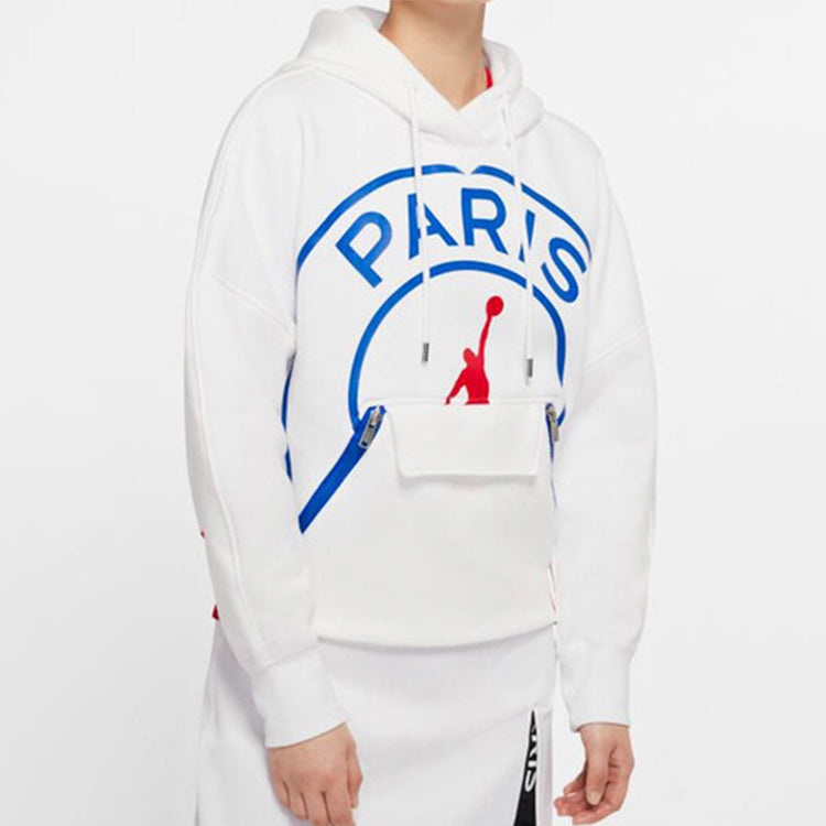 (WMNS) Air Jordan Brand AS W J PSG FLC Paris Saint-Germain Knit White CQ7162-100 - 3