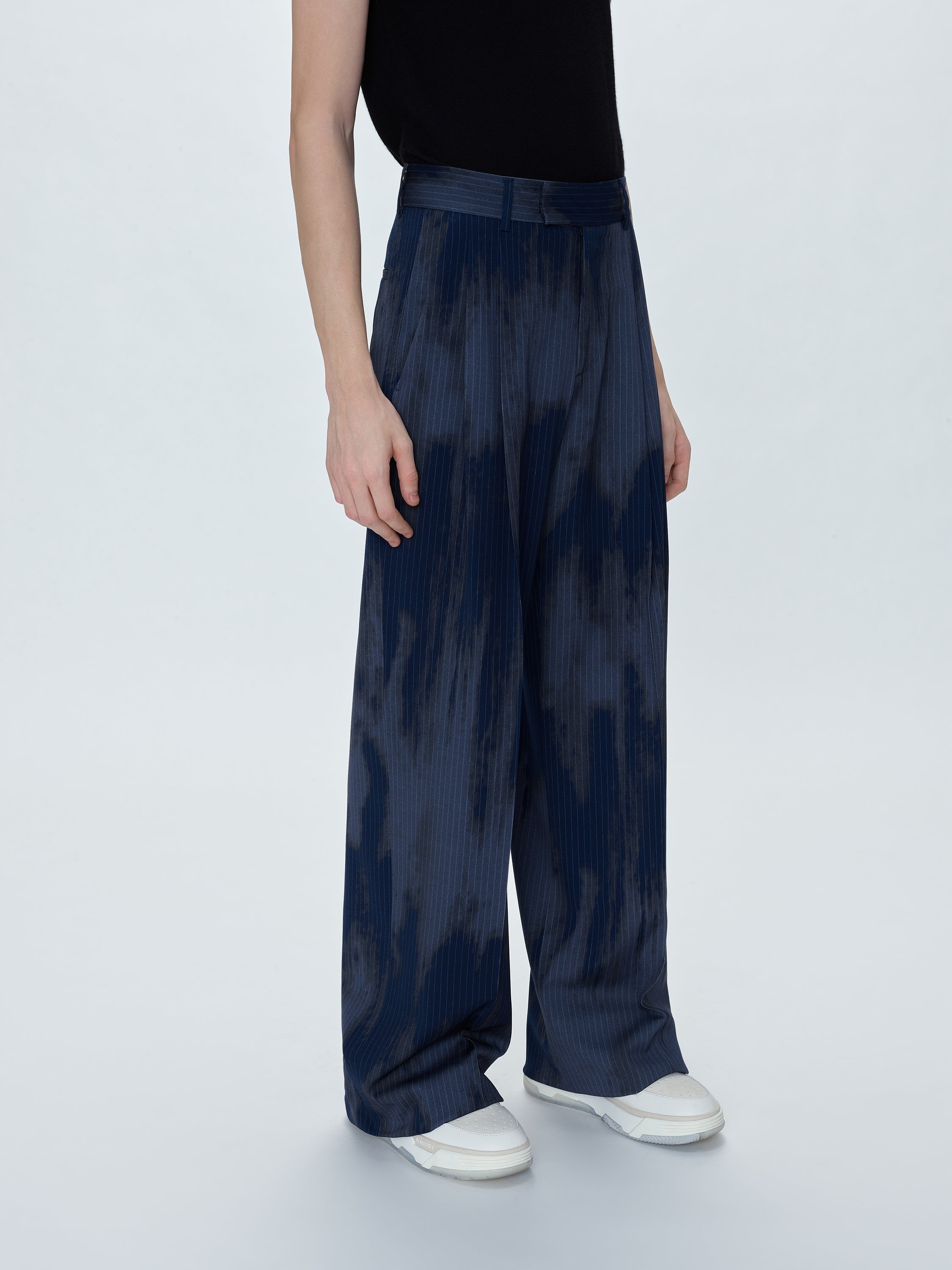 PINSTRIPE DOUBLE PLEATED TROUSERS - 3