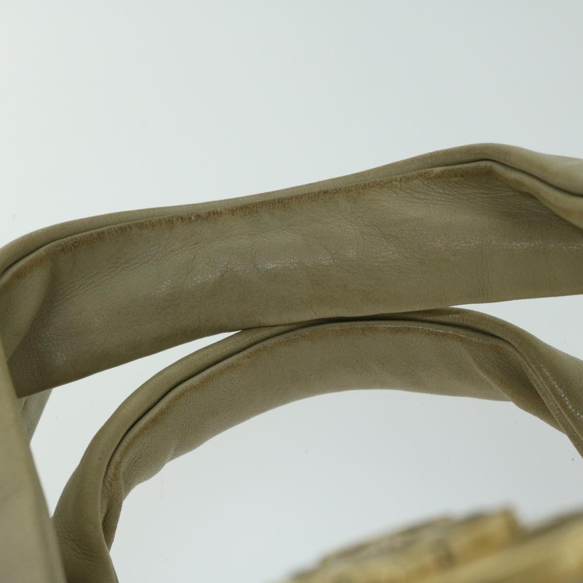 GUCCI Guccissima GG Canvas Hand Bag Beige - 8