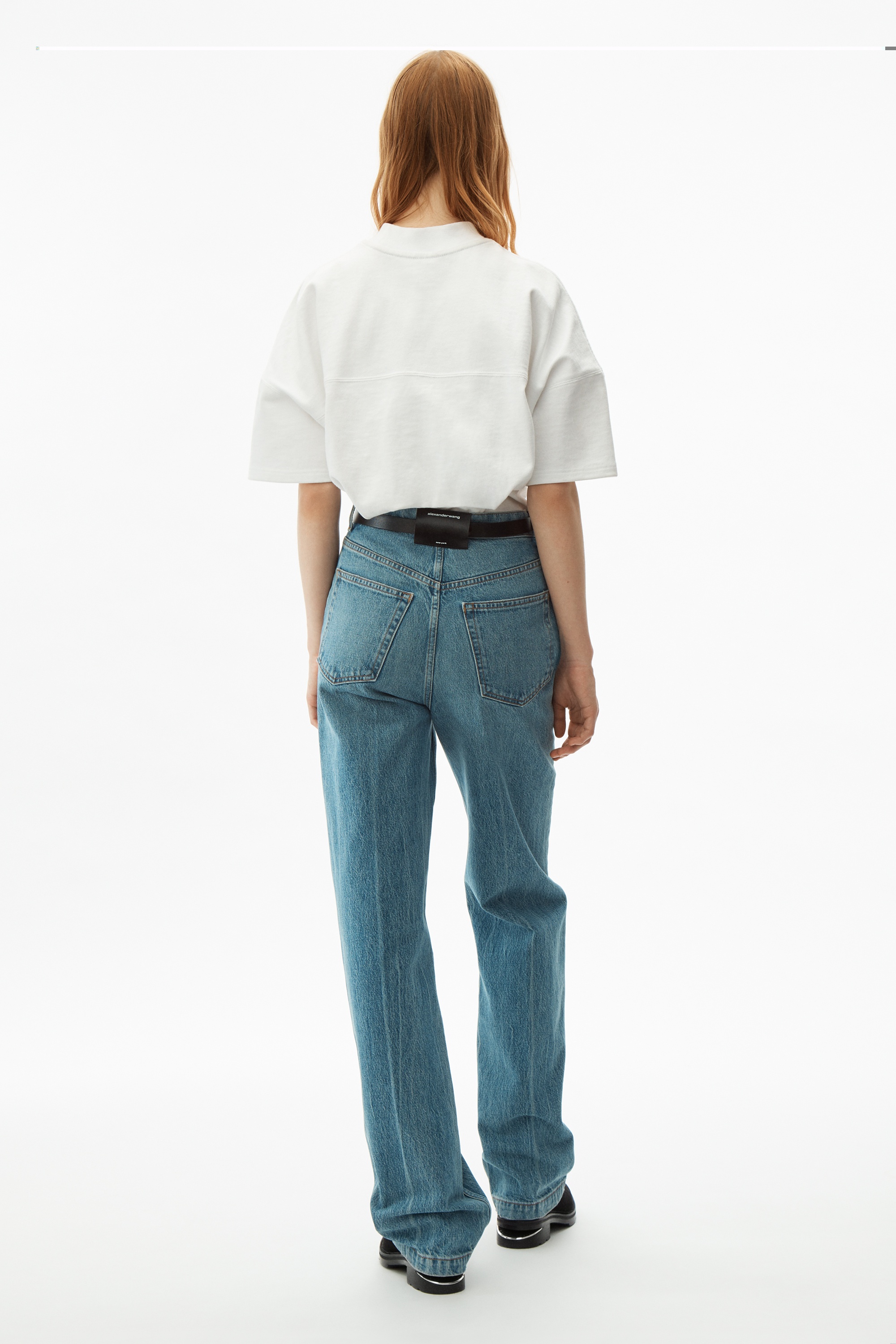 HIGH WAIST TROUSER JEAN - 4