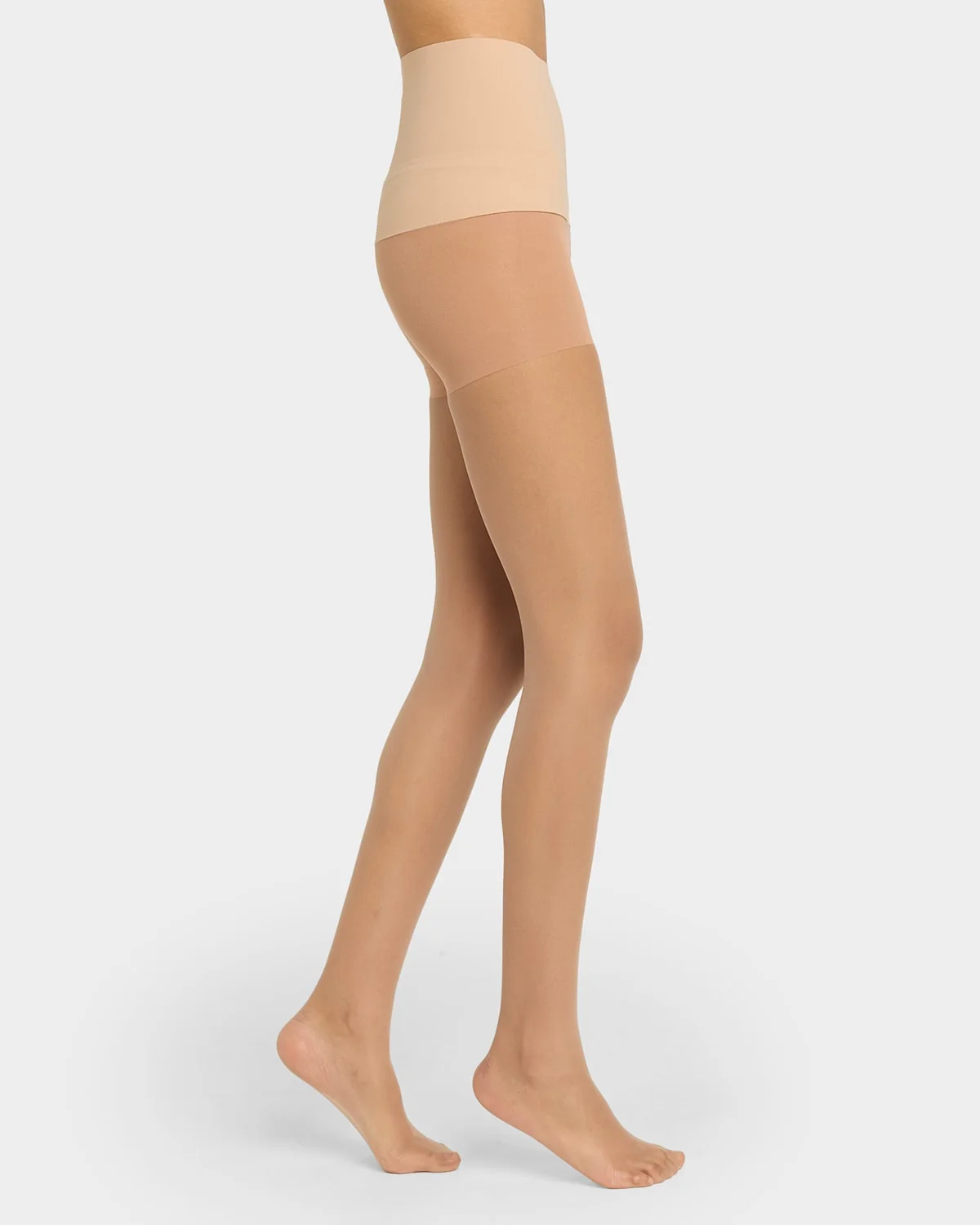 Essential Control Sheer Microfiber Tights - 1