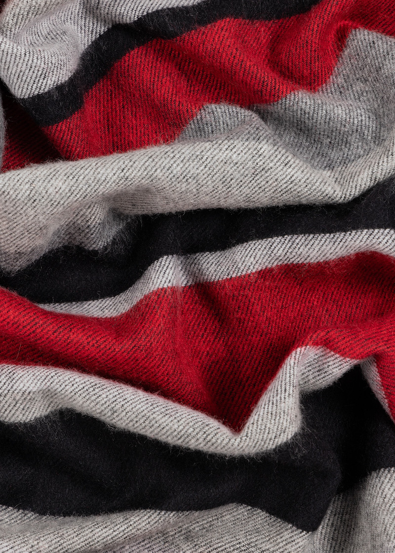 Paul Smith for Manchester United - Wool-Blend Stripe Scarf 3