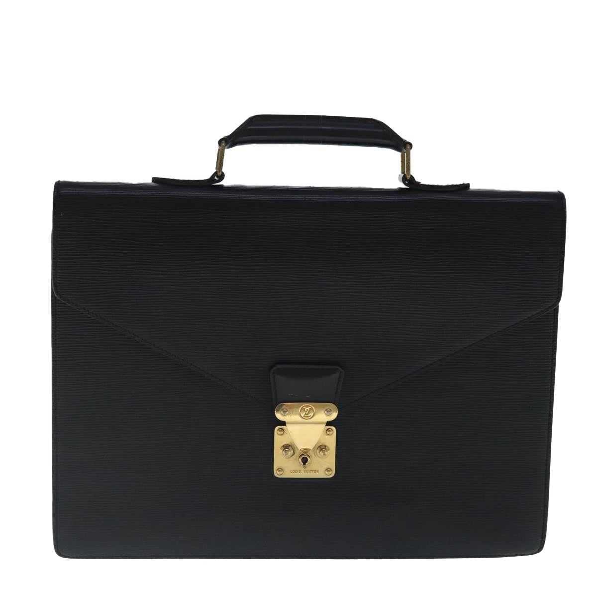 LOUIS VUITTON Epi Serviette Conseiller Business Bag Black M54422 - 13