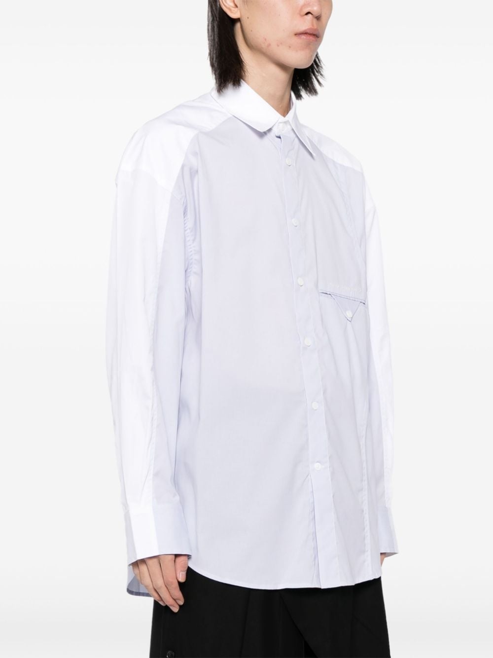 panelled shirt - 3