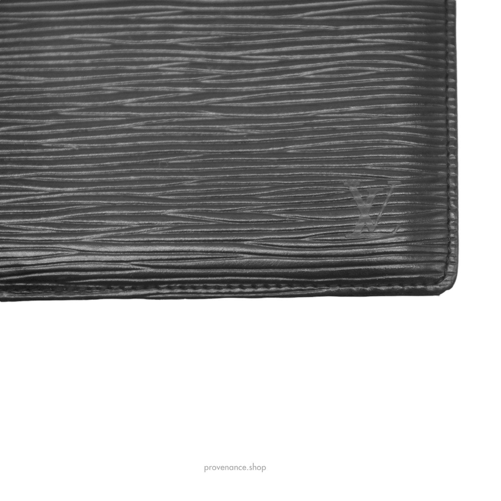 Louis Vuitton Card Holder Wallet - Black Epi Leather - 4