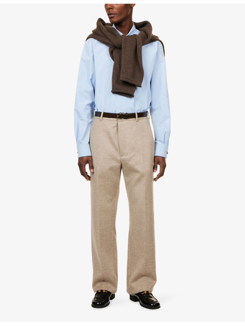 Bottega Veneta Fine-Stripes Relaxed-Fit Cotton Shirt outlook