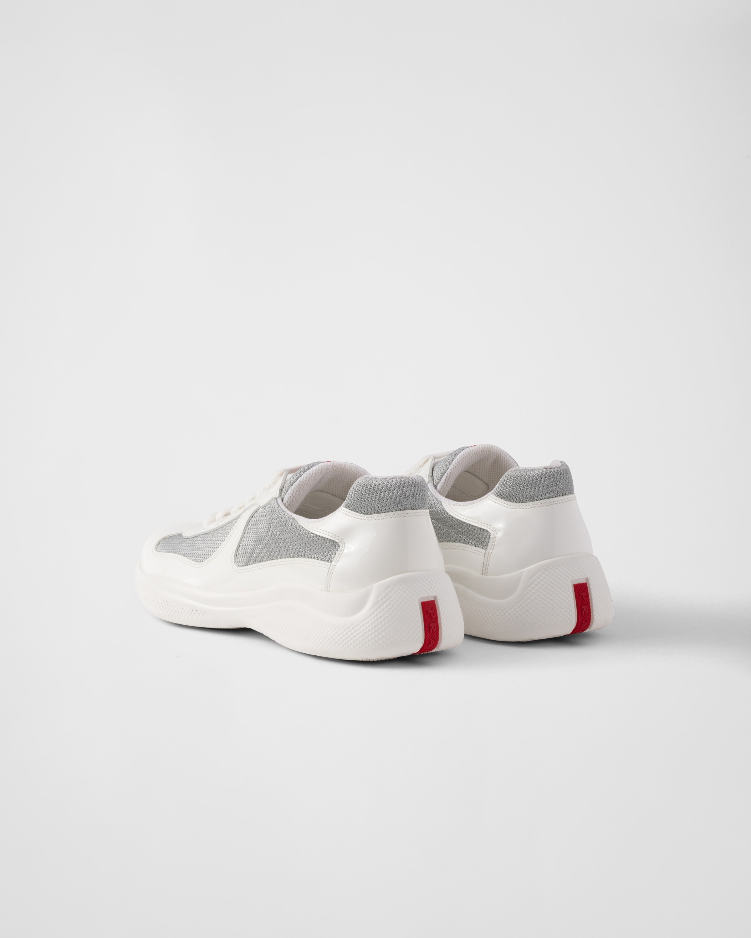 Patent leather and technical fabric Prada America's Cup sneakers - 4