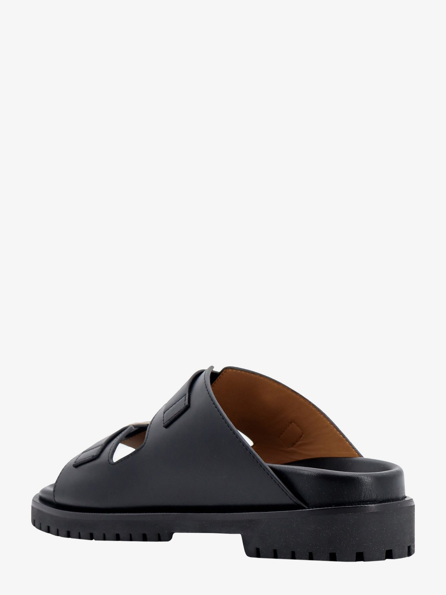 Leather Sandals With Metal Buckles With Arrow Logo - 3