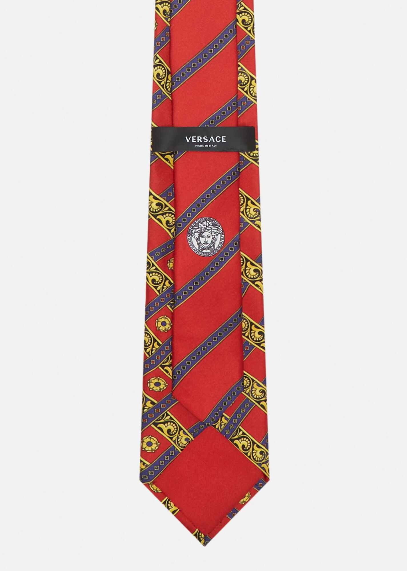 Quadri Barocco Print Silk Tie - 3