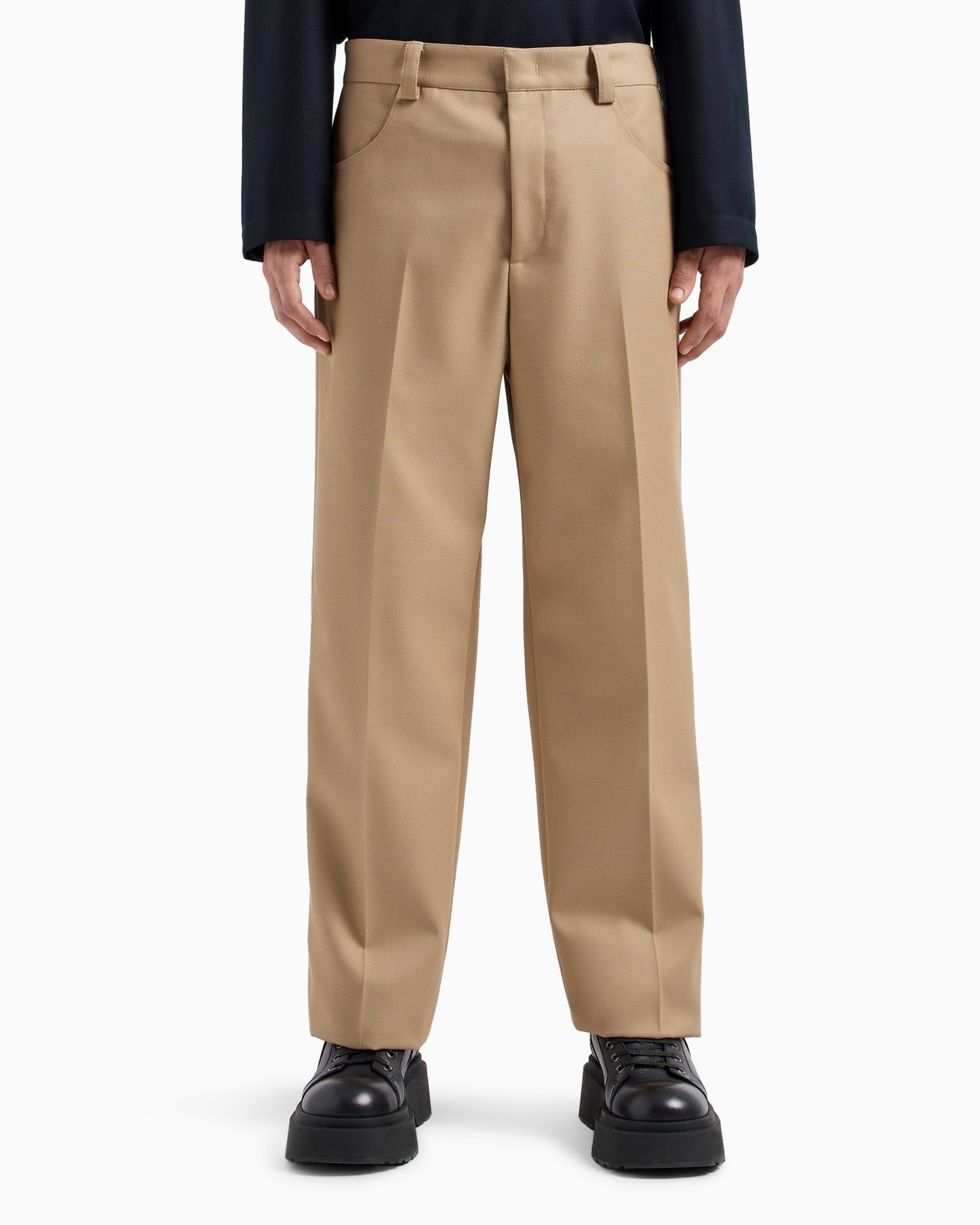 Heavyweight trousers in compact gabardine - 2