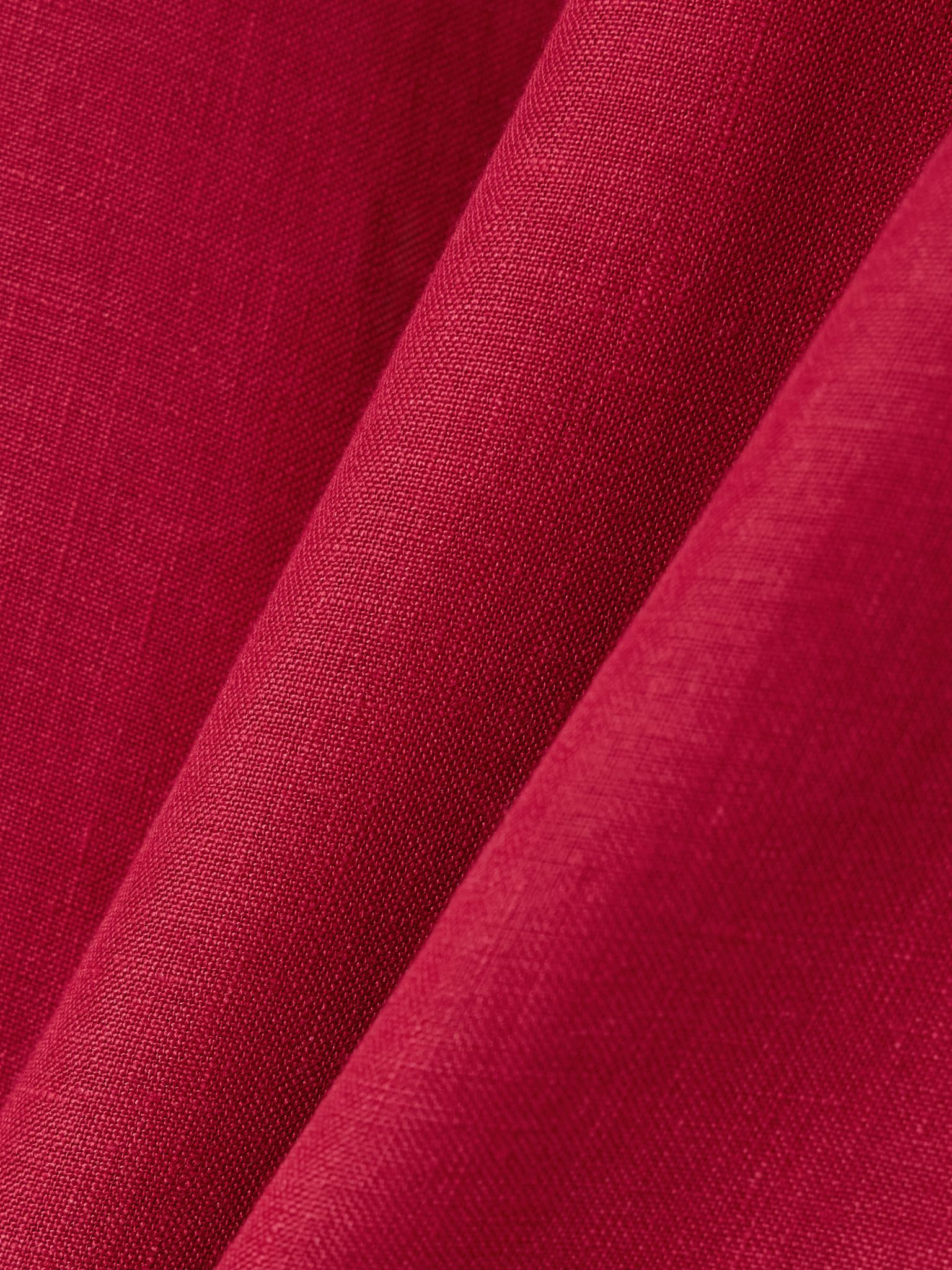 L'intemporel Mignonette linen shirt Red - 5