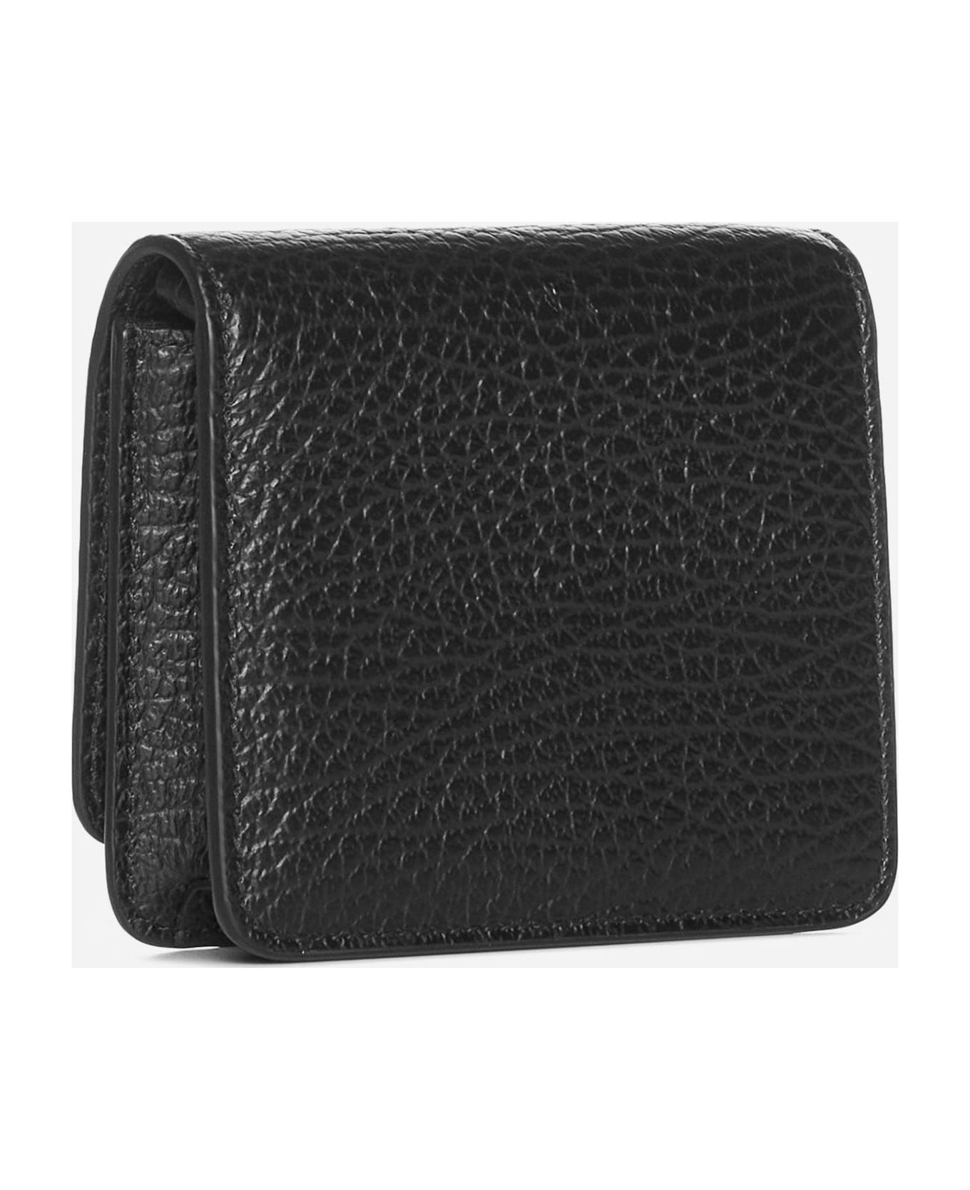 Small Leather Chain Wallet Bag - 4