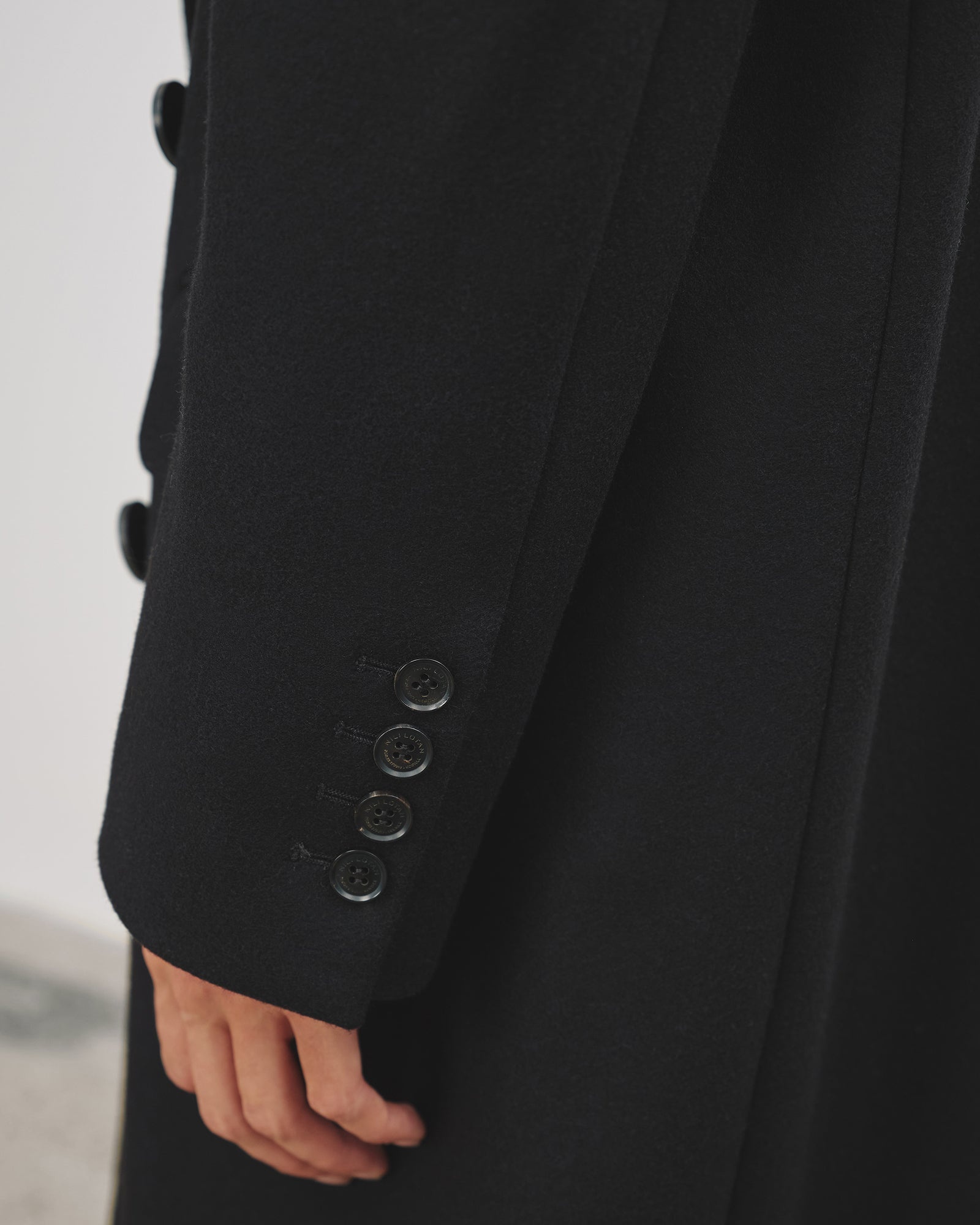 EDMONT DOUBLE BREASTED LONG COAT - 4