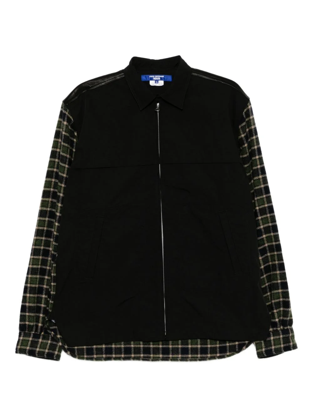 checked flannel jacket - 1